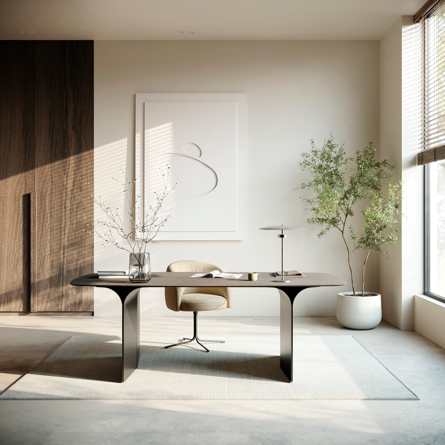 ARCS FAUX ELYPS TABLE