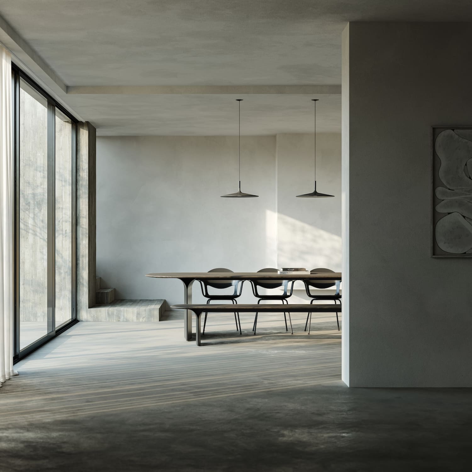 ARCS OVAL DINING TABLE