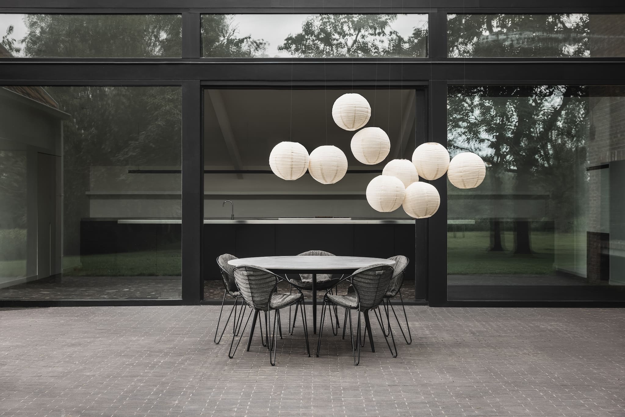 WIRE DINING CHAIR