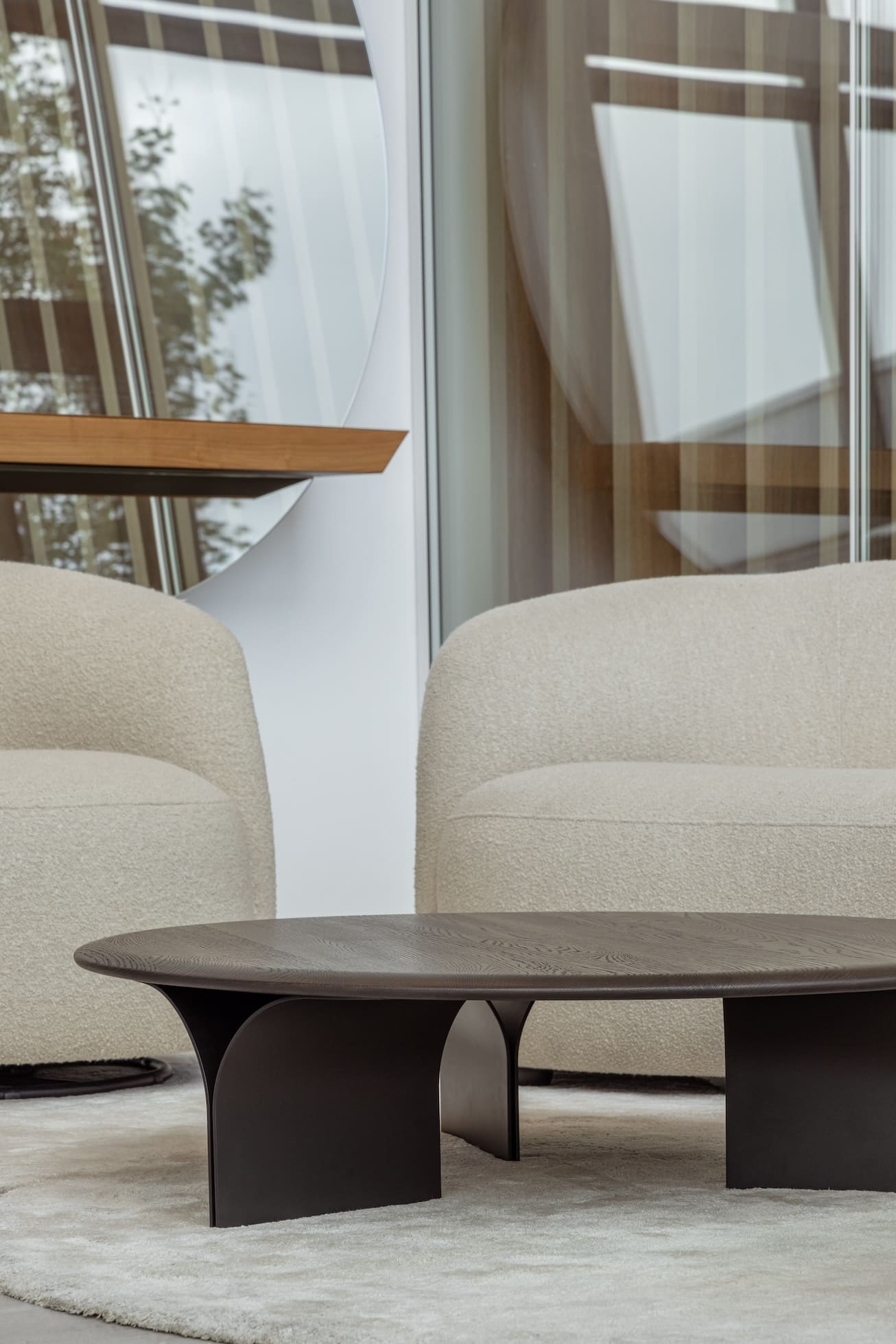 ARCS ROUND COFFEE TABLE