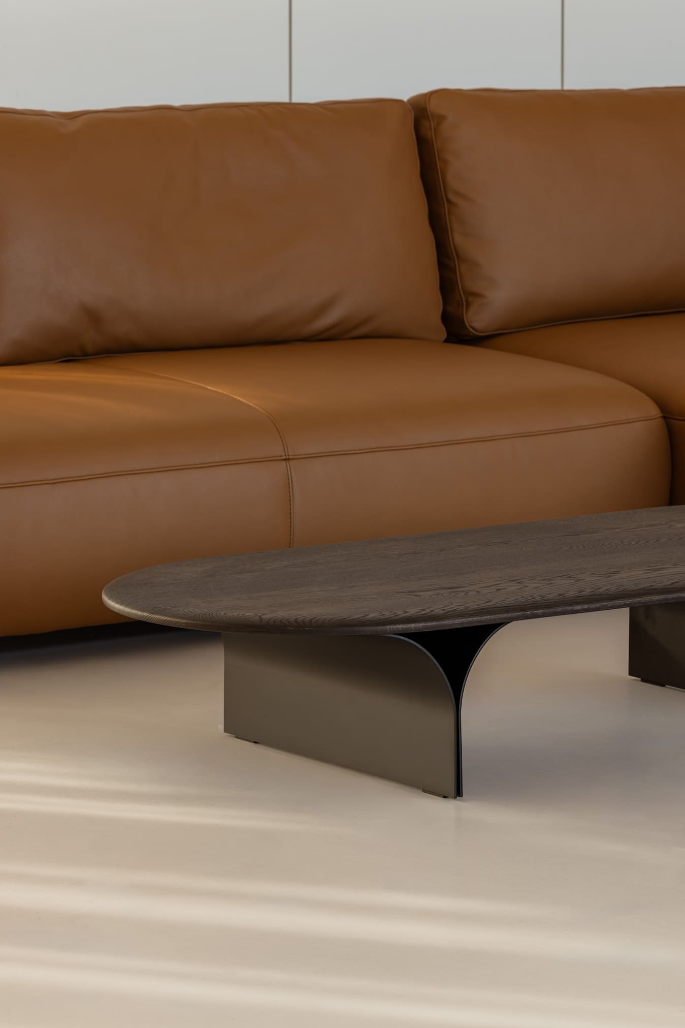 ARCS OVAL COFFEE TABLE