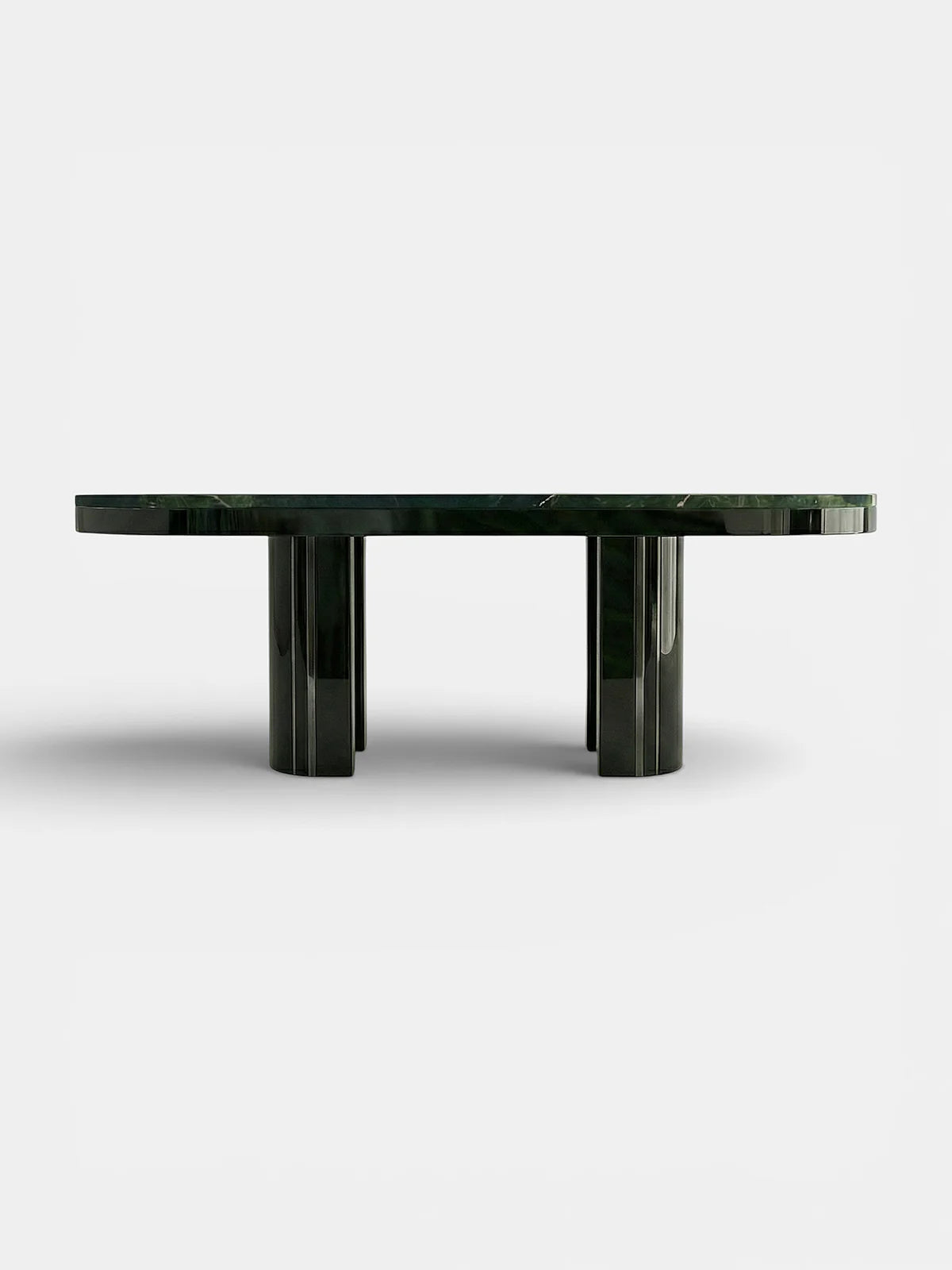 GIO BLACK & AVOCADO MARBLE DINING TABLE