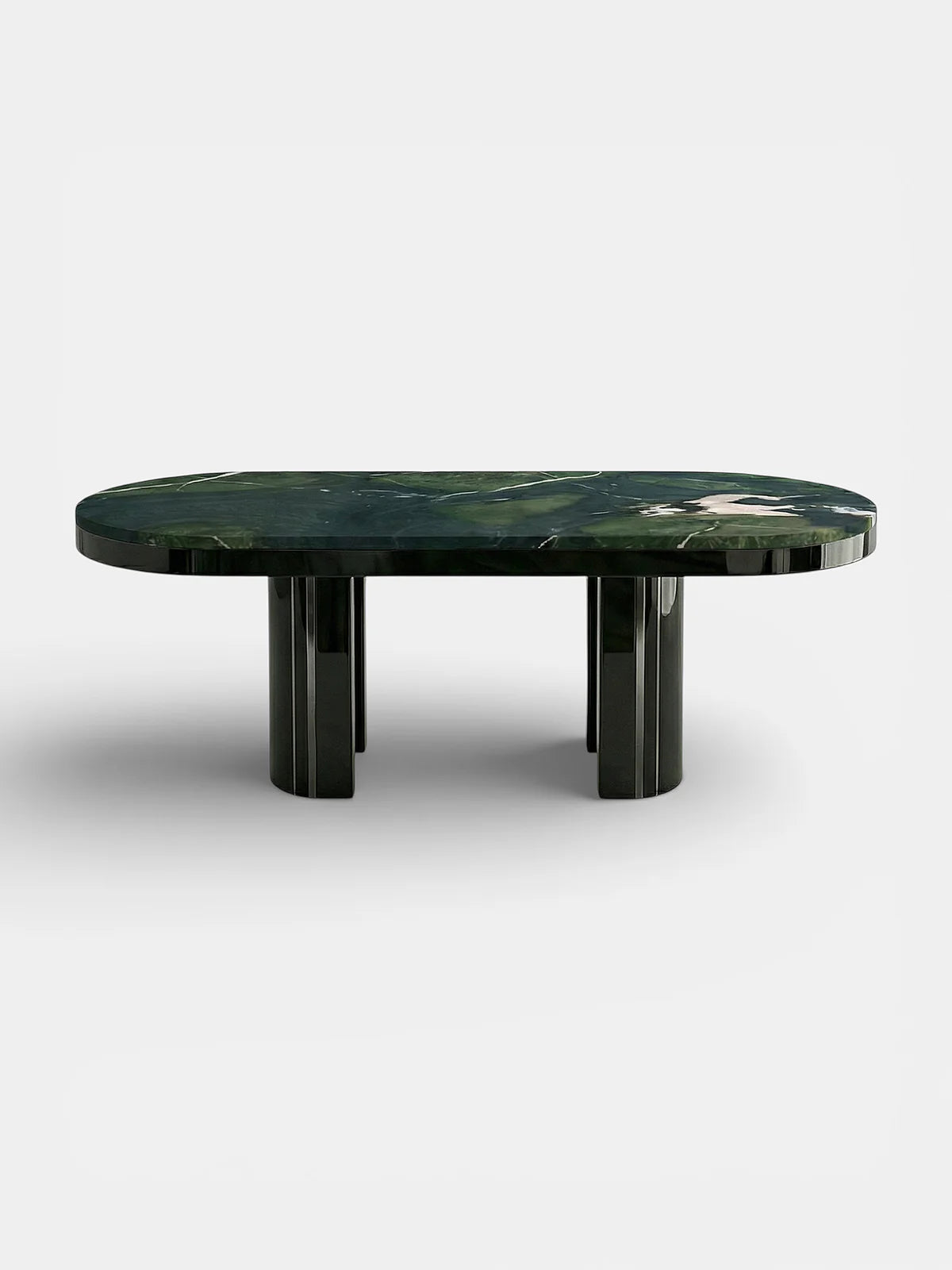 GIO BLACK & AVOCADO MARBLE DINING TABLE