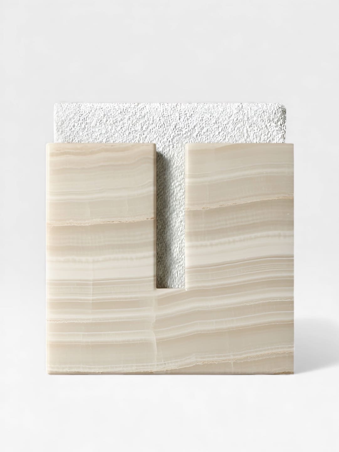 GABI IVORY ONYX STOOL