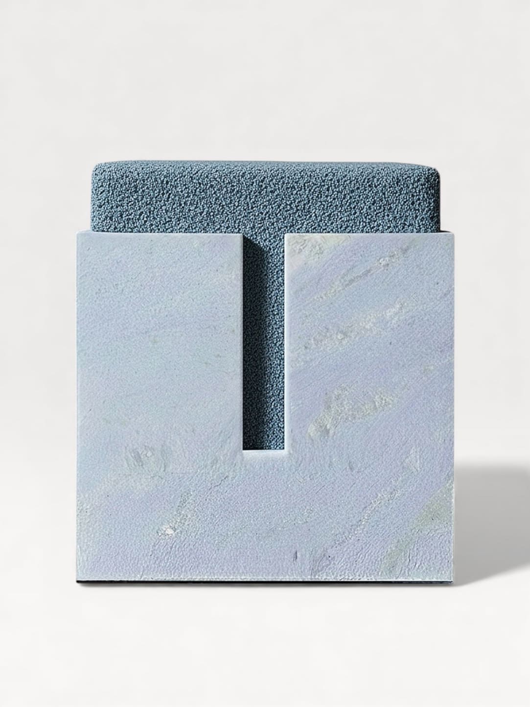 GABI BLUE SKY MARBLE STOOL