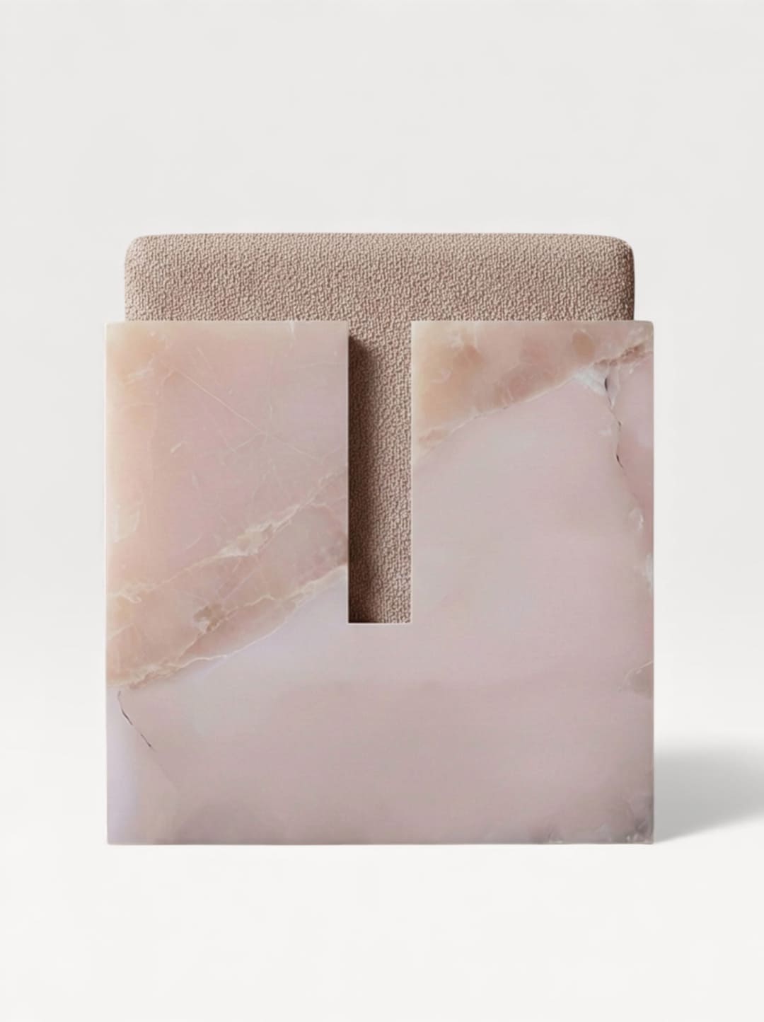 GABI PINK ONYX STOOL