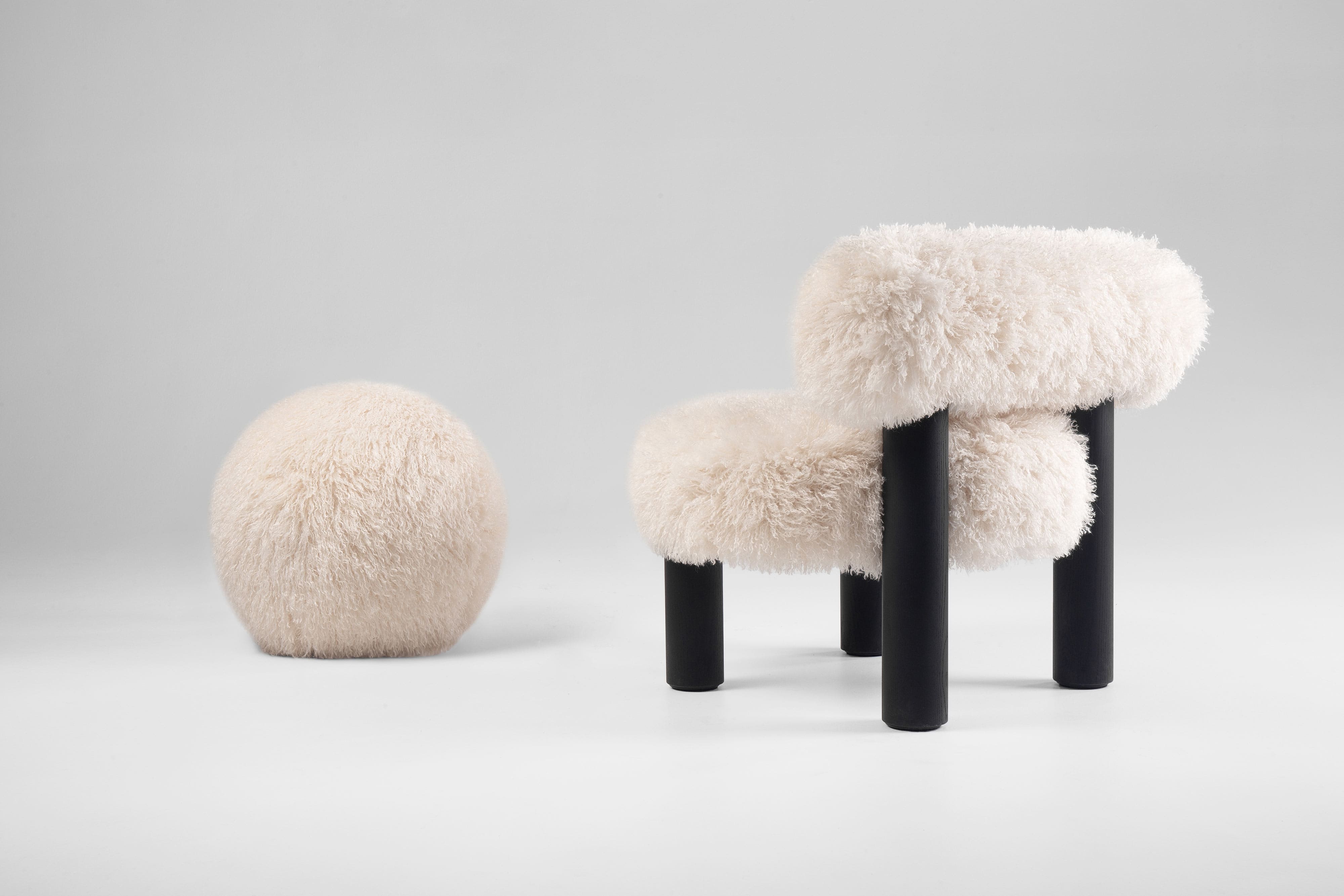 Accent Chair LOW CHAIR GROPIUS CS2 FLUFFY EDITION NOOM