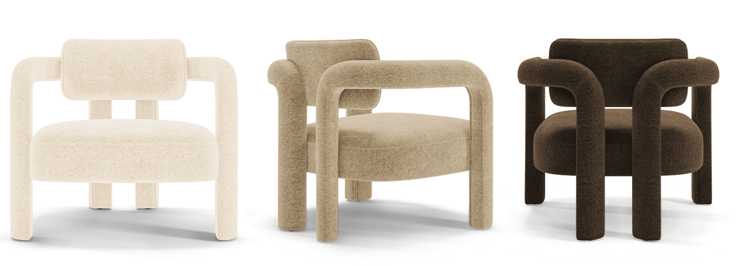 Armchair DOUBLE ARCH ARMCHAIR INSIDHERLAND