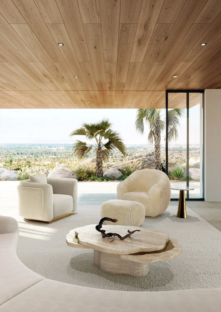 Armchair NIEMEYER II FUR ARMCHAIR INSIDHERLAND