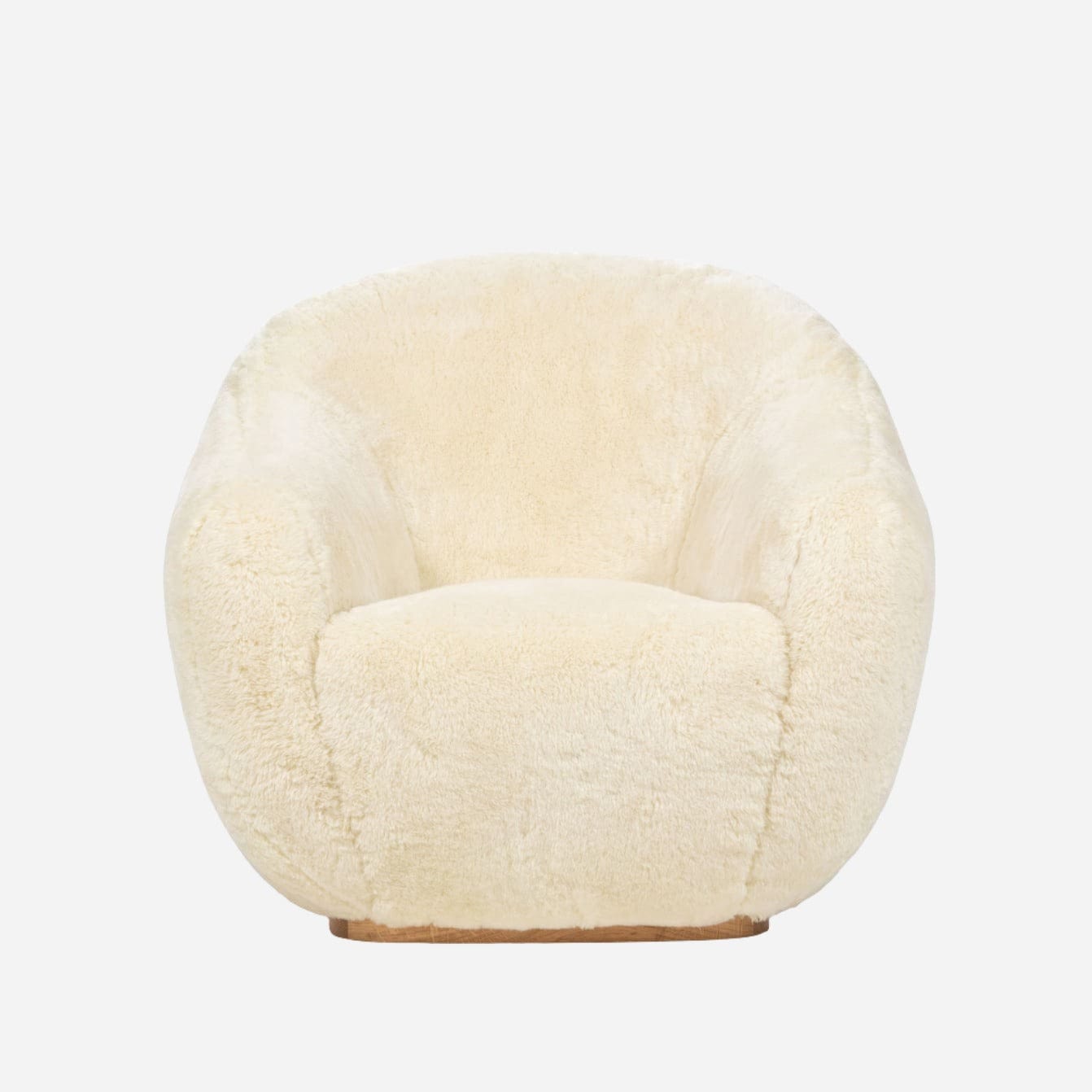 Armchair NIEMEYER II FUR ARMCHAIR INSIDHERLAND