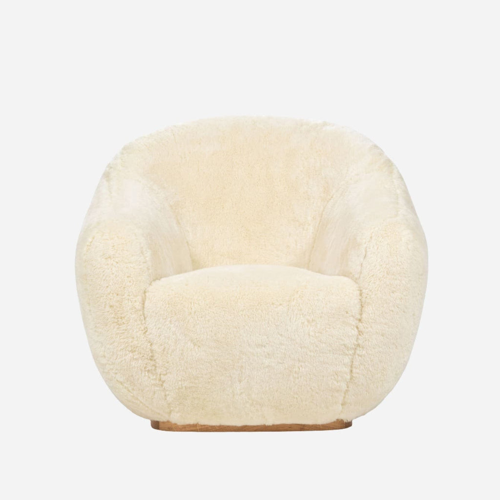 Armchair NIEMEYER II FUR ARMCHAIR INSIDHERLAND