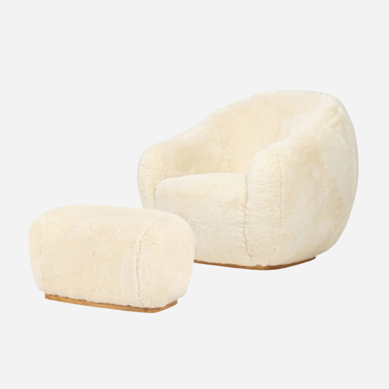 Armchair NIEMEYER II FUR ARMCHAIR INSIDHERLAND