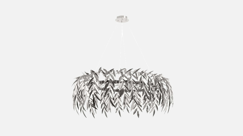 Chandelier AZORES | CHANDELIER Polished Brass with Nickel Bath INSIDHERLAND