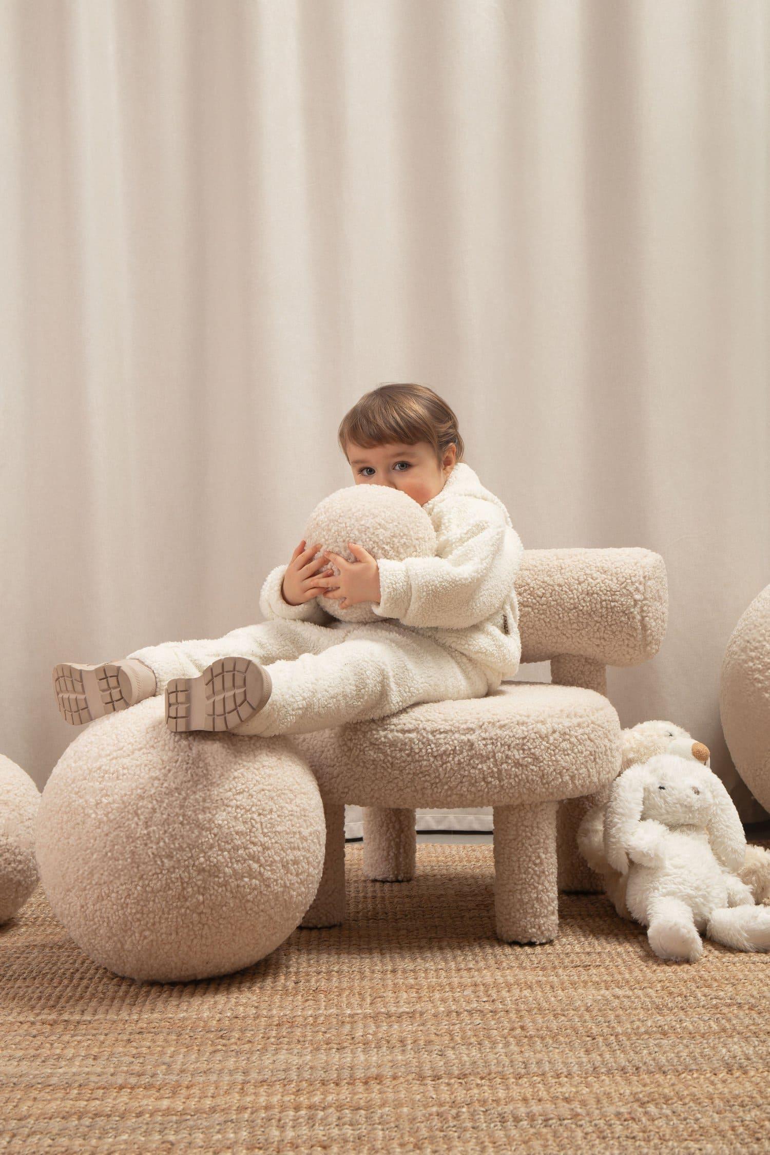 Baby Chair BABY LOW CHAIR GROPIUS CS1 IN FAUX FUR NOOM