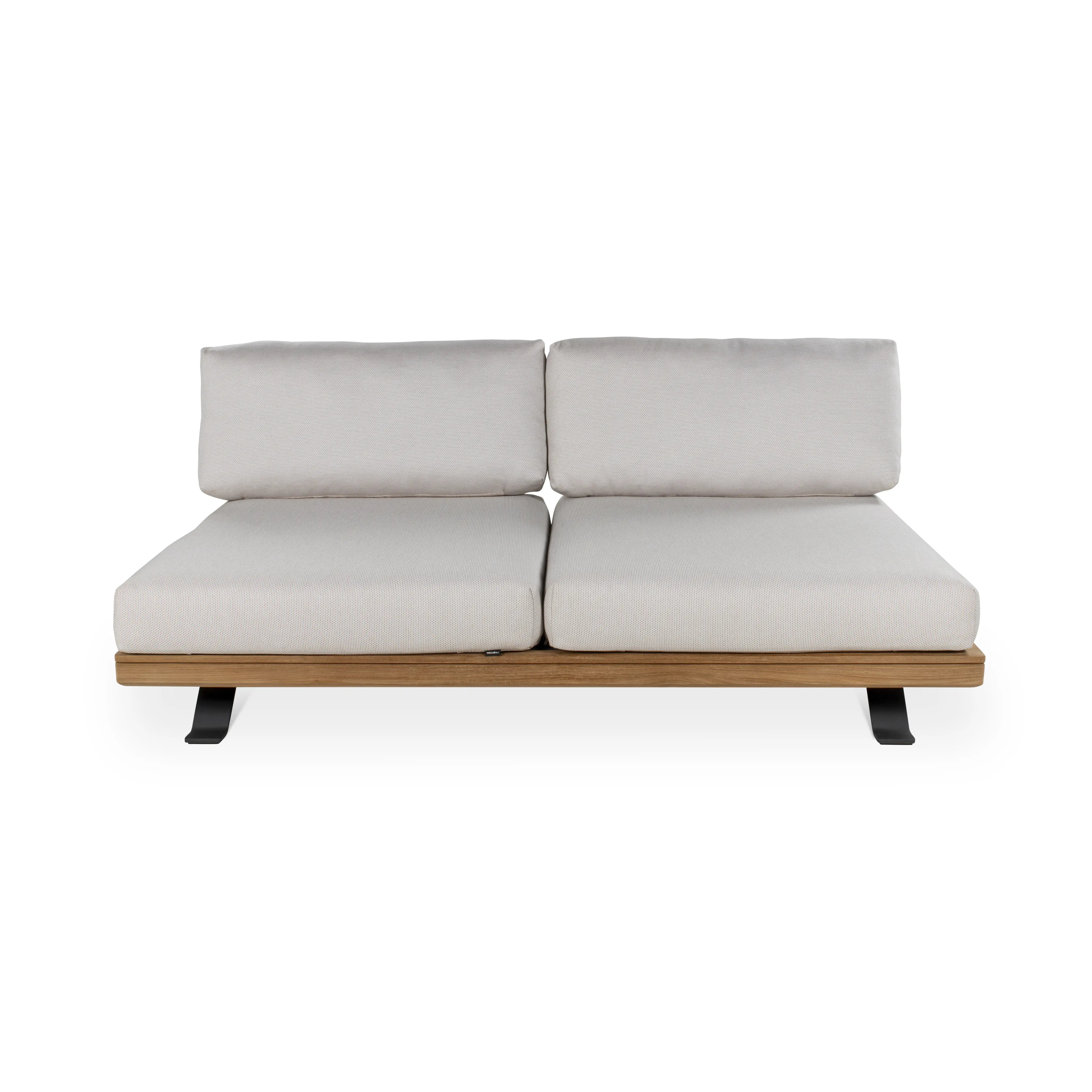 Betaco Betaco Praiano 2-Seater Outdoor Lounge Set with Side Table