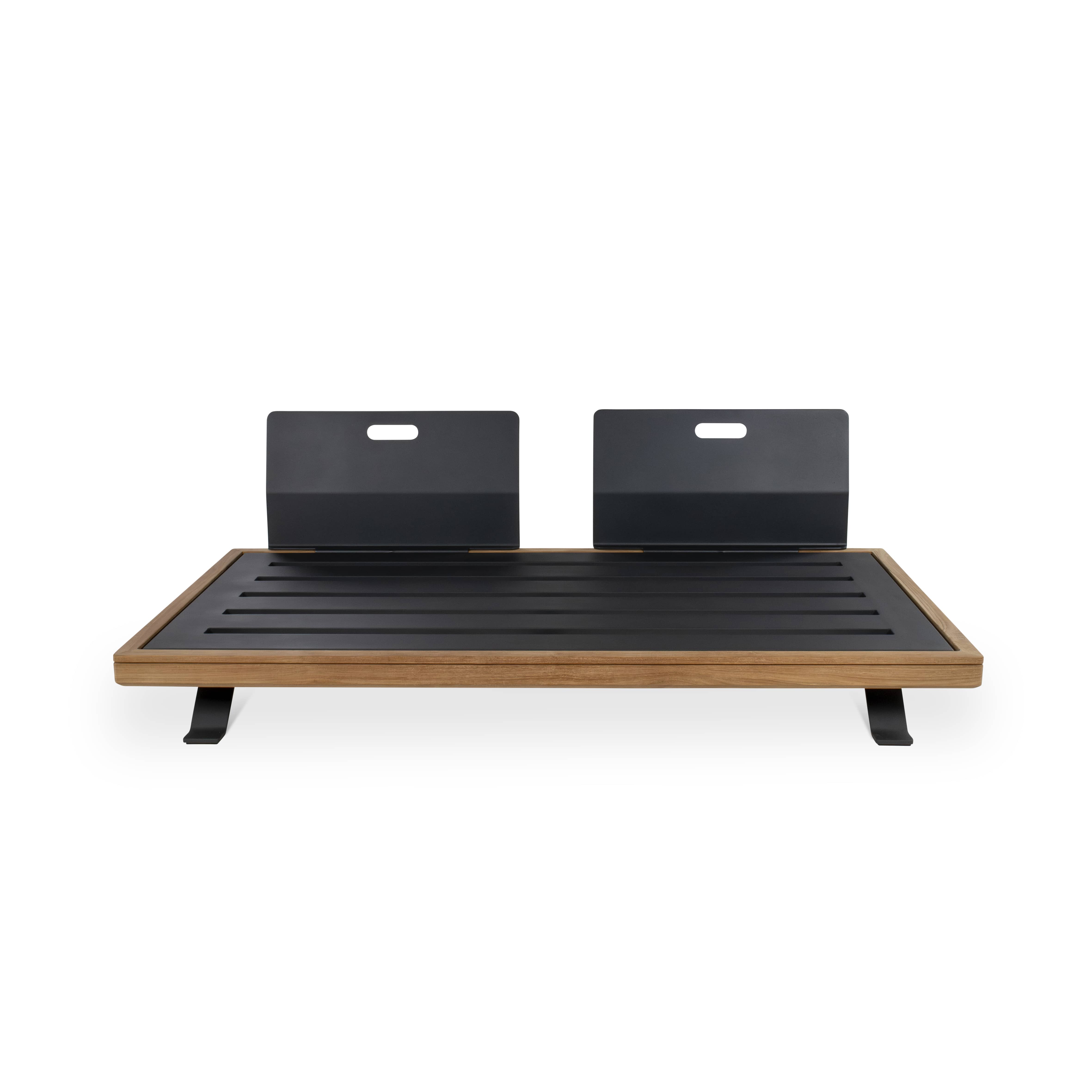 Betaco Betaco Praiano 2-Seater Outdoor Lounge Set with Side Table
