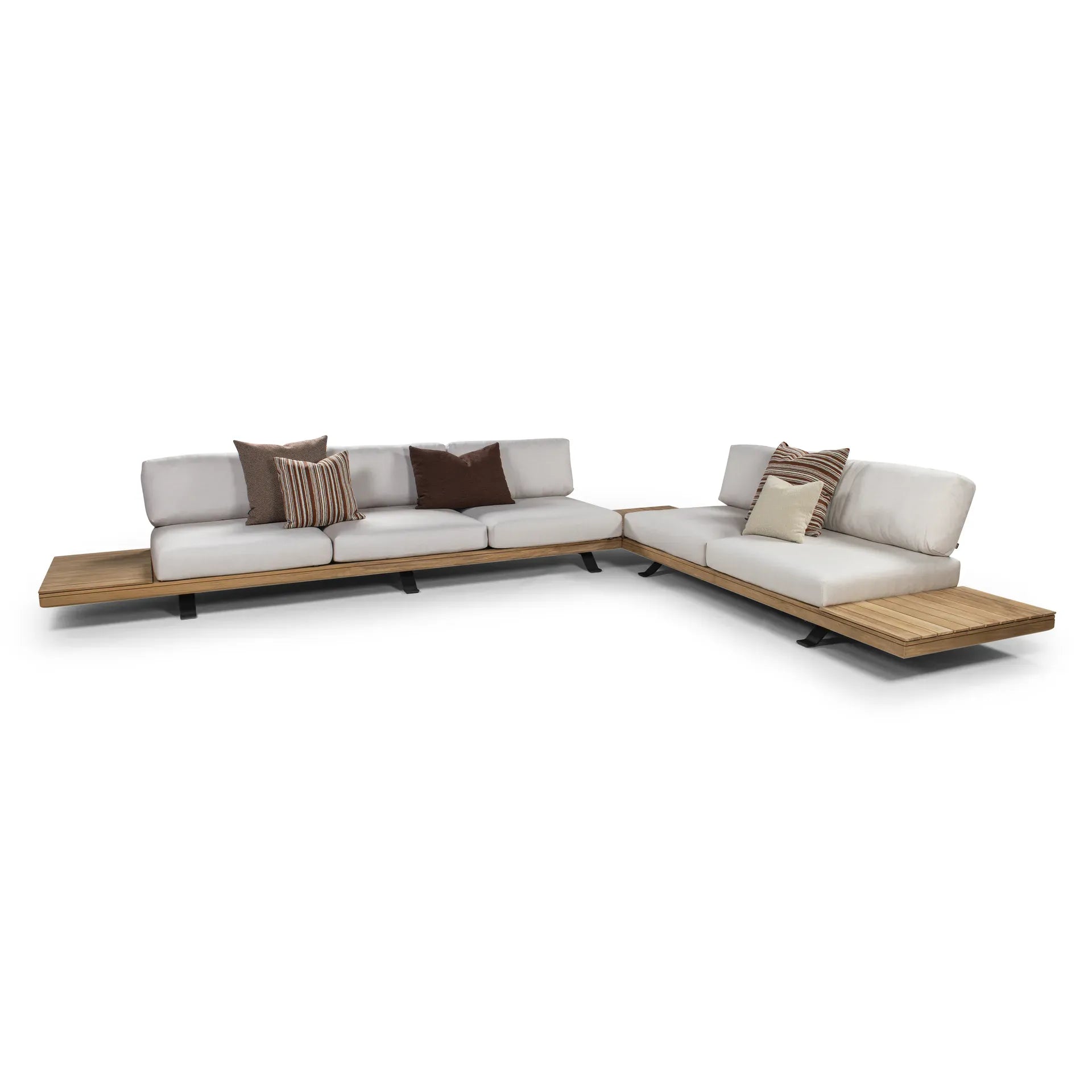 Betaco Betaco Praiano 2-Seater Outdoor Lounge Set with Side Table