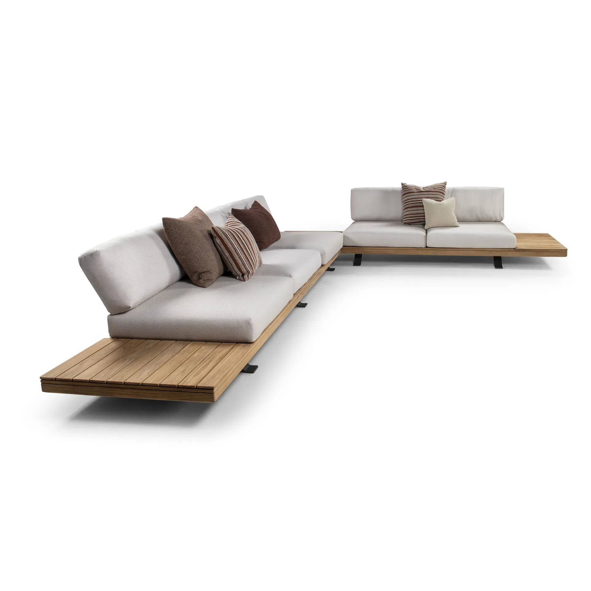 Betaco Betaco Praiano 2-Seater Outdoor Lounge Set with Side Table
