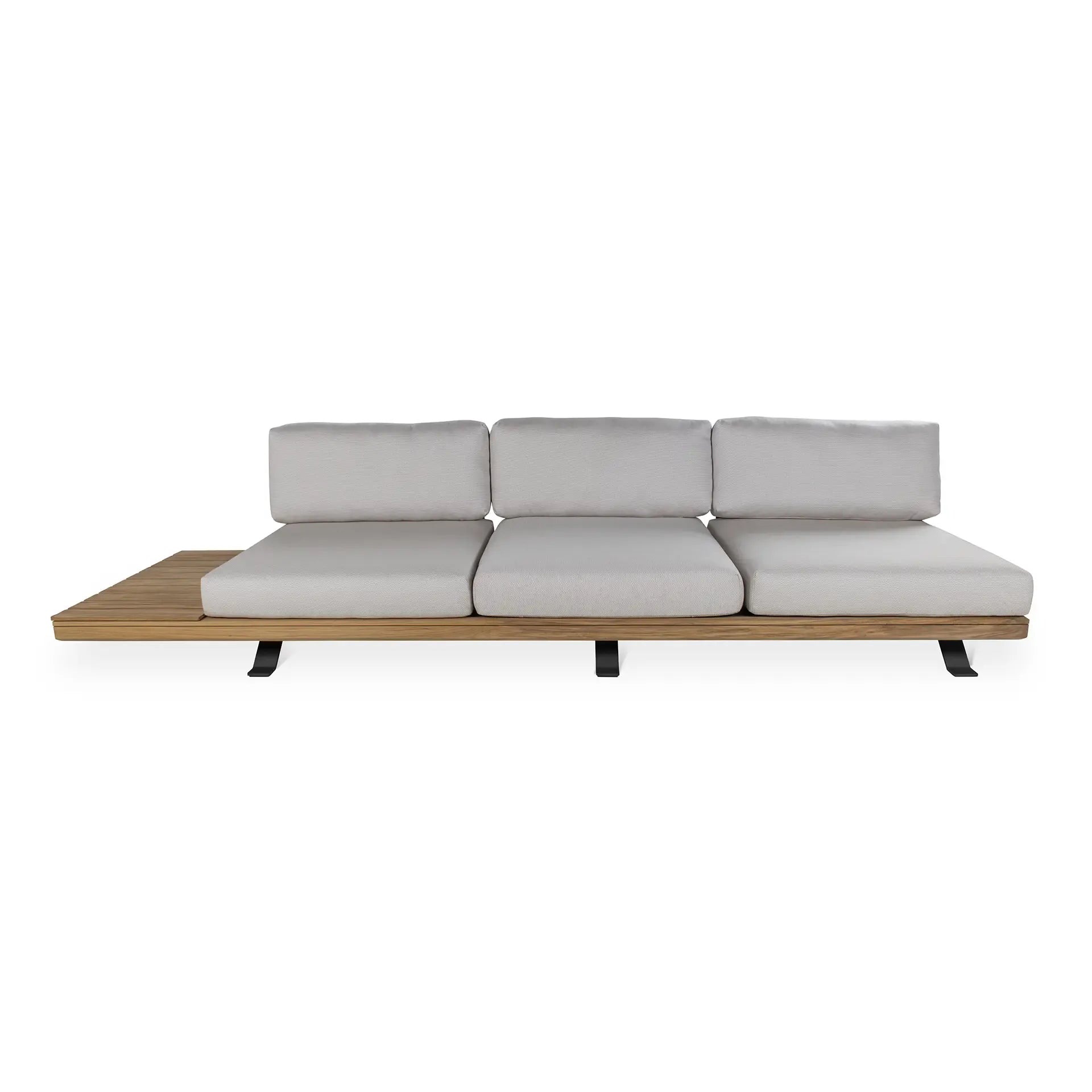 Betaco Betaco Praiano Lounge 3S Teak and Aluminum Outdoor Sofa