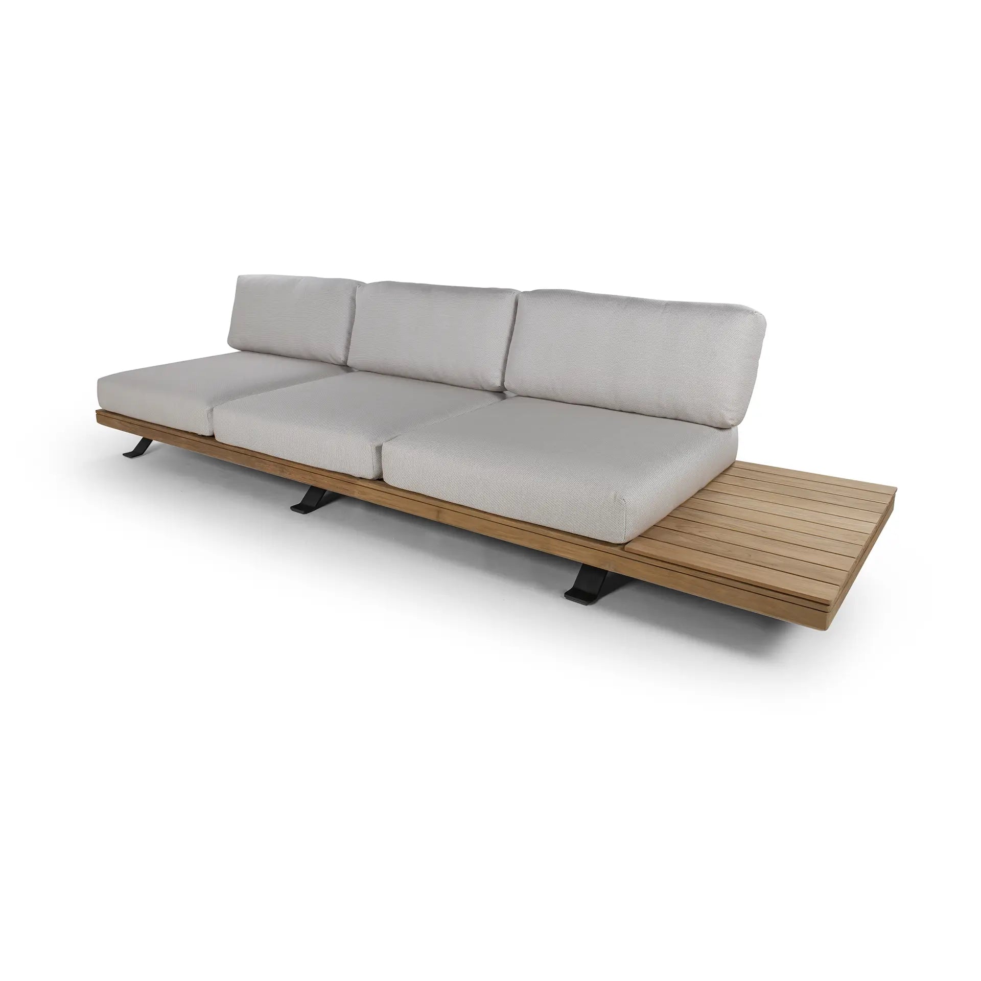 Betaco Betaco Praiano Lounge 3S Teak and Aluminum Outdoor Sofa