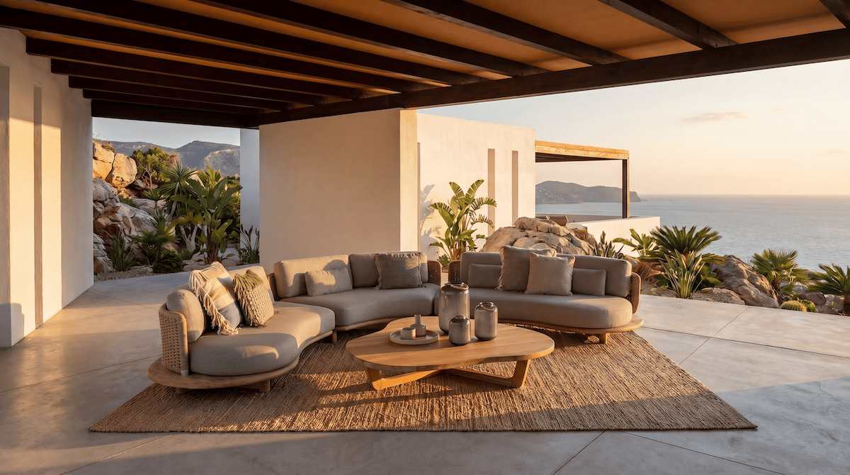 BETACO BRINDISI ORGANIC LOUNGE TABLE Outdoor Lounge Table
