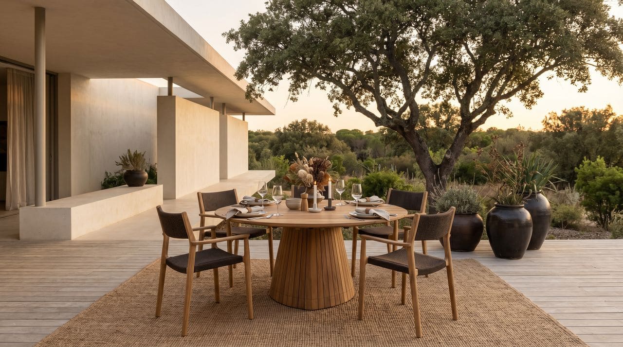 BETACO FORTE ARMCHAIR | TEAK & STRAPS Outdoor Armchair