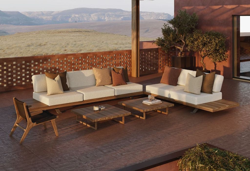 BETACO FORTE LOUNGE CHAIR | OPEN WEAVING LOW SEATER Outdoor Lounge Chair