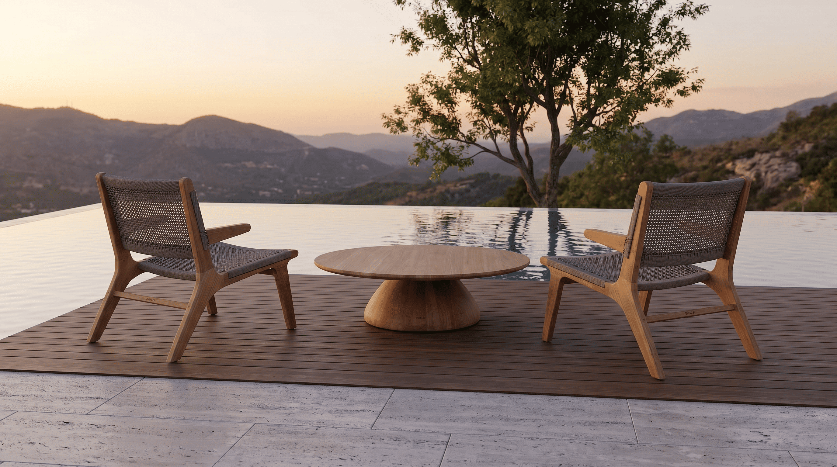 BETACO FORTE LOUNGE CHAIR | OPEN WEAVING LOW SEATER Outdoor Lounge Chair