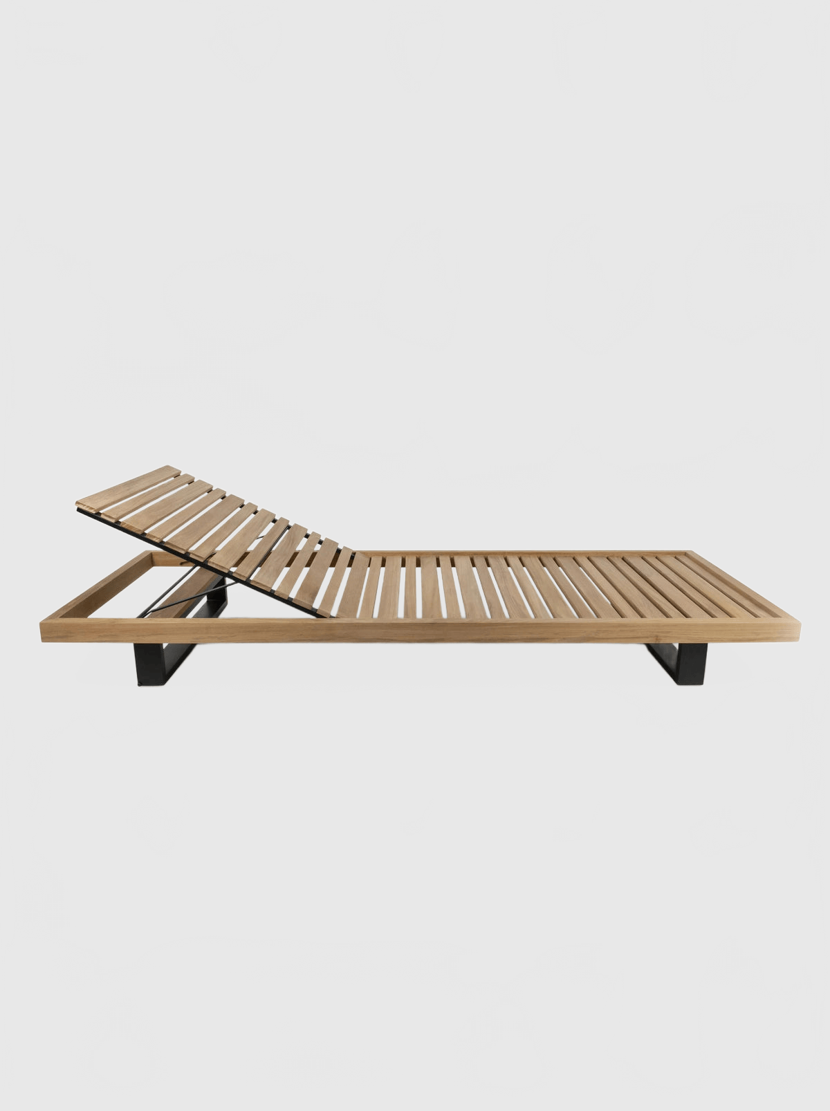 Betaco RAVELLO TEAK SUN LOUNGER Sun Lounger