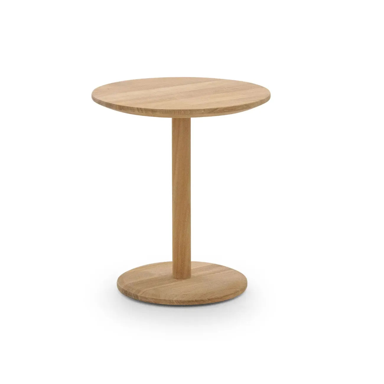 Betaco ROUND TEAK SIDE TABLE Outdoor Side Table
