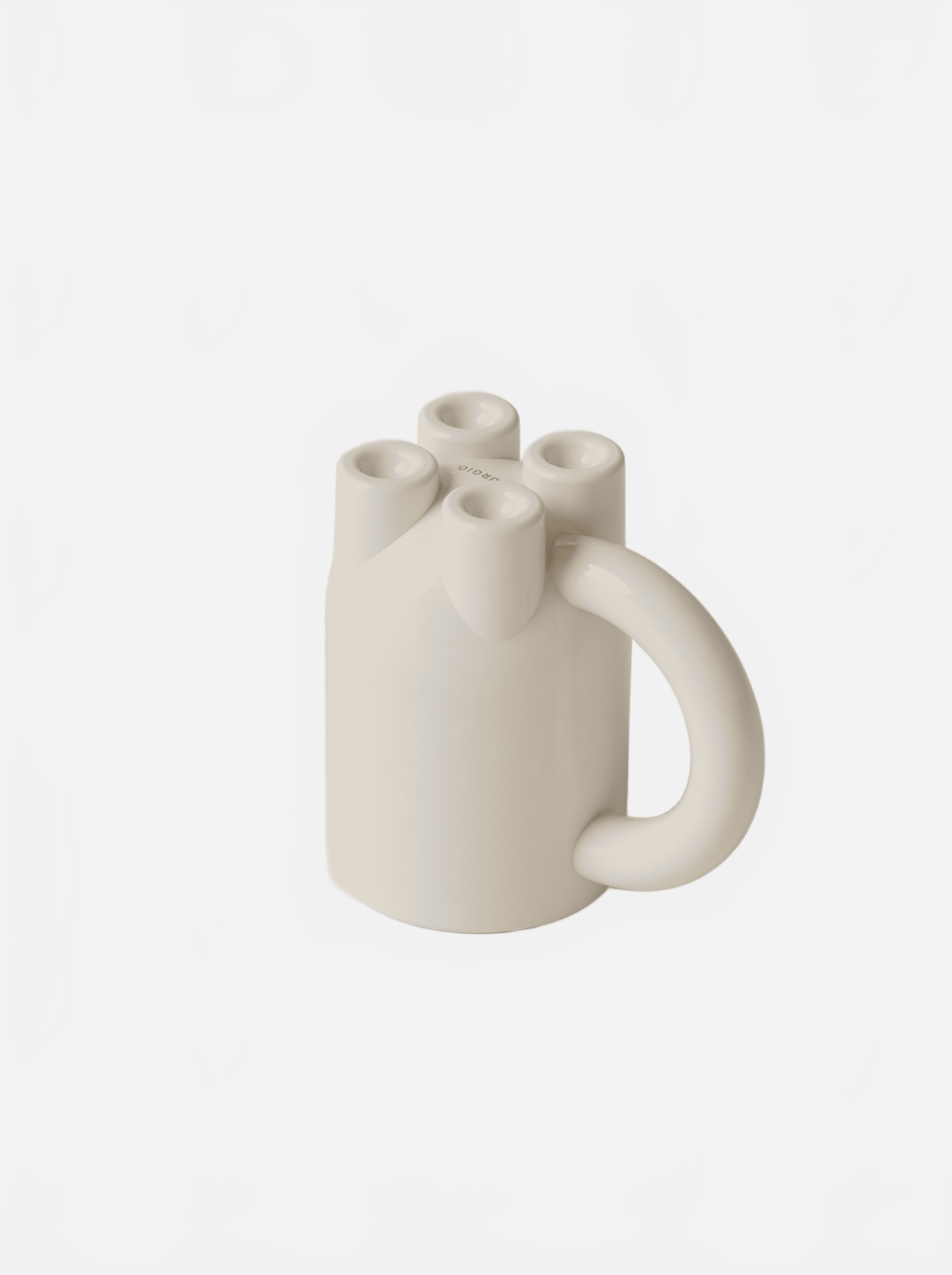 BURGIO BONE MUUUUG GLOSSY – SCULPTURAL TALL CERAMIC MUG Mug