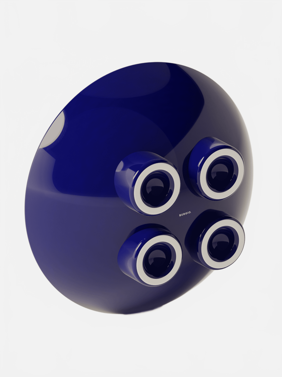 BURGIO COBALT FRUUUUIT GLOSSY – SCULPTURAL CERAMIC FRUIT BOWL Fruit Bowl
