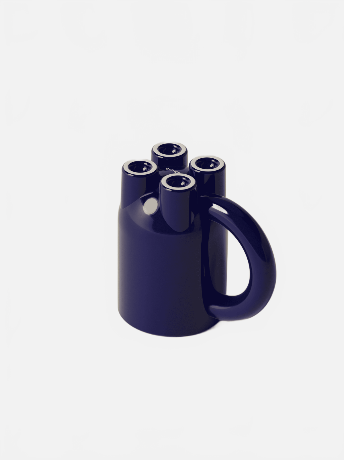 BURGIO COBALT MUUUUG GLOSSY – SCULPTURAL TALL CERAMIC MUG Mug