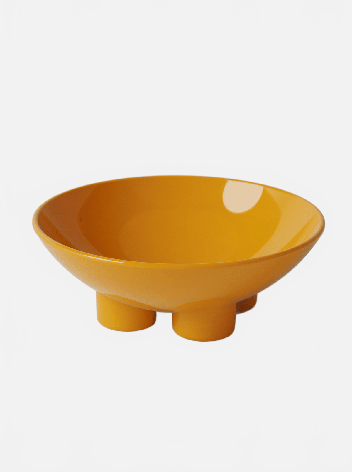 BURGIO MANGO FRUUUUIT GLOSSY – SCULPTURAL CERAMIC FRUIT BOWL Fruit Bowl