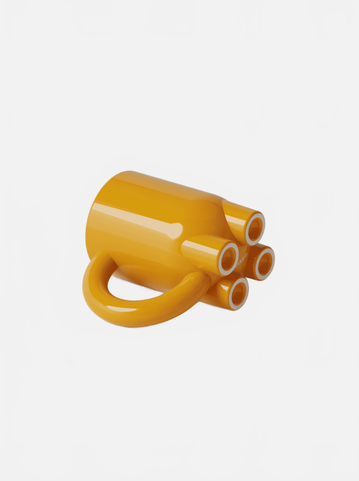 BURGIO MANGO MUUUUG GLOSSY – SCULPTURAL TALL CERAMIC MUG Mug