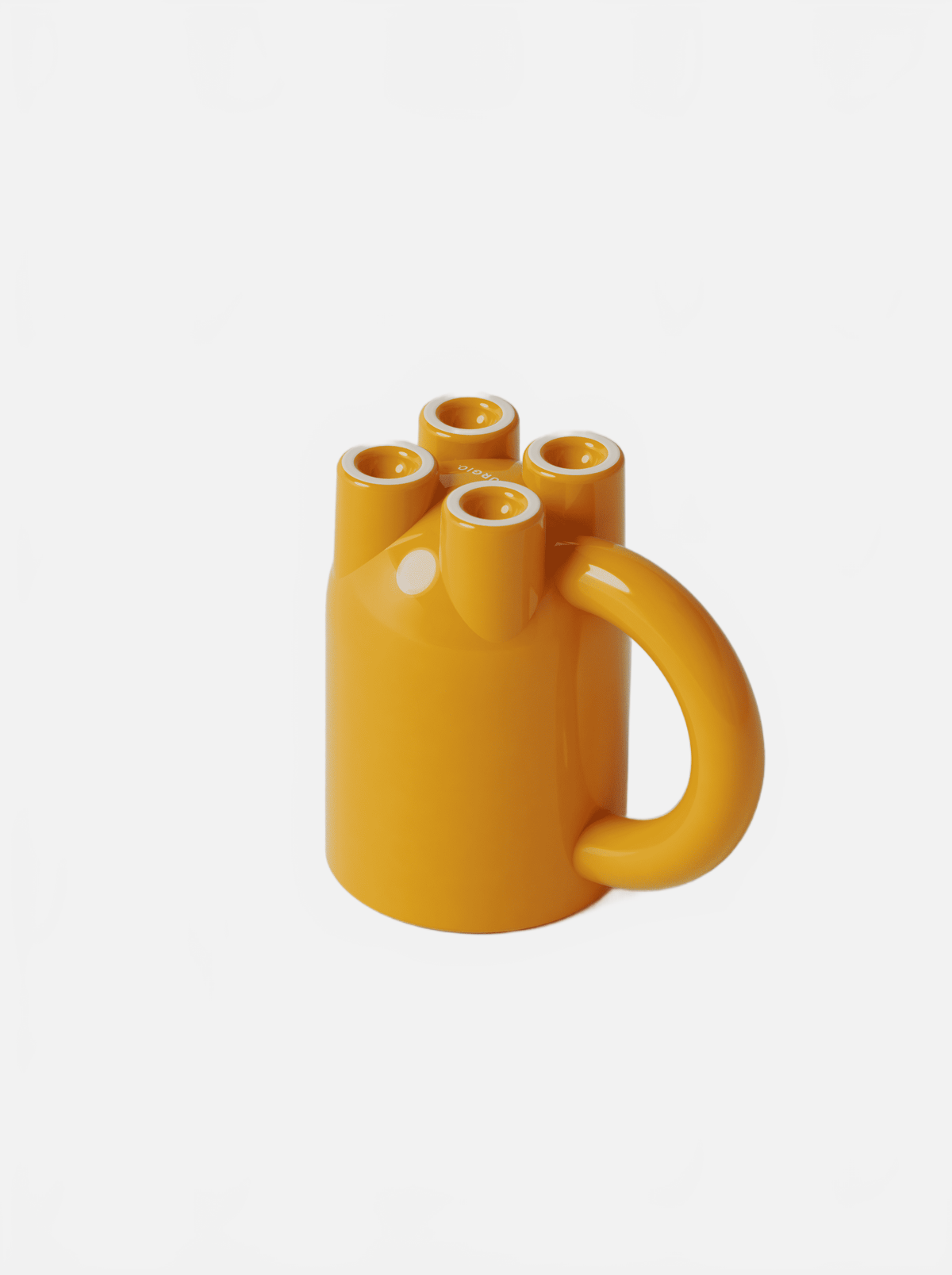 BURGIO MANGO MUUUUG GLOSSY – SCULPTURAL TALL CERAMIC MUG Mug