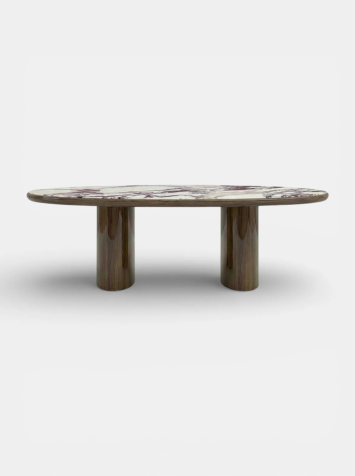 CARLA WOOD & CALACATTA VIOLA DINING TABLE
