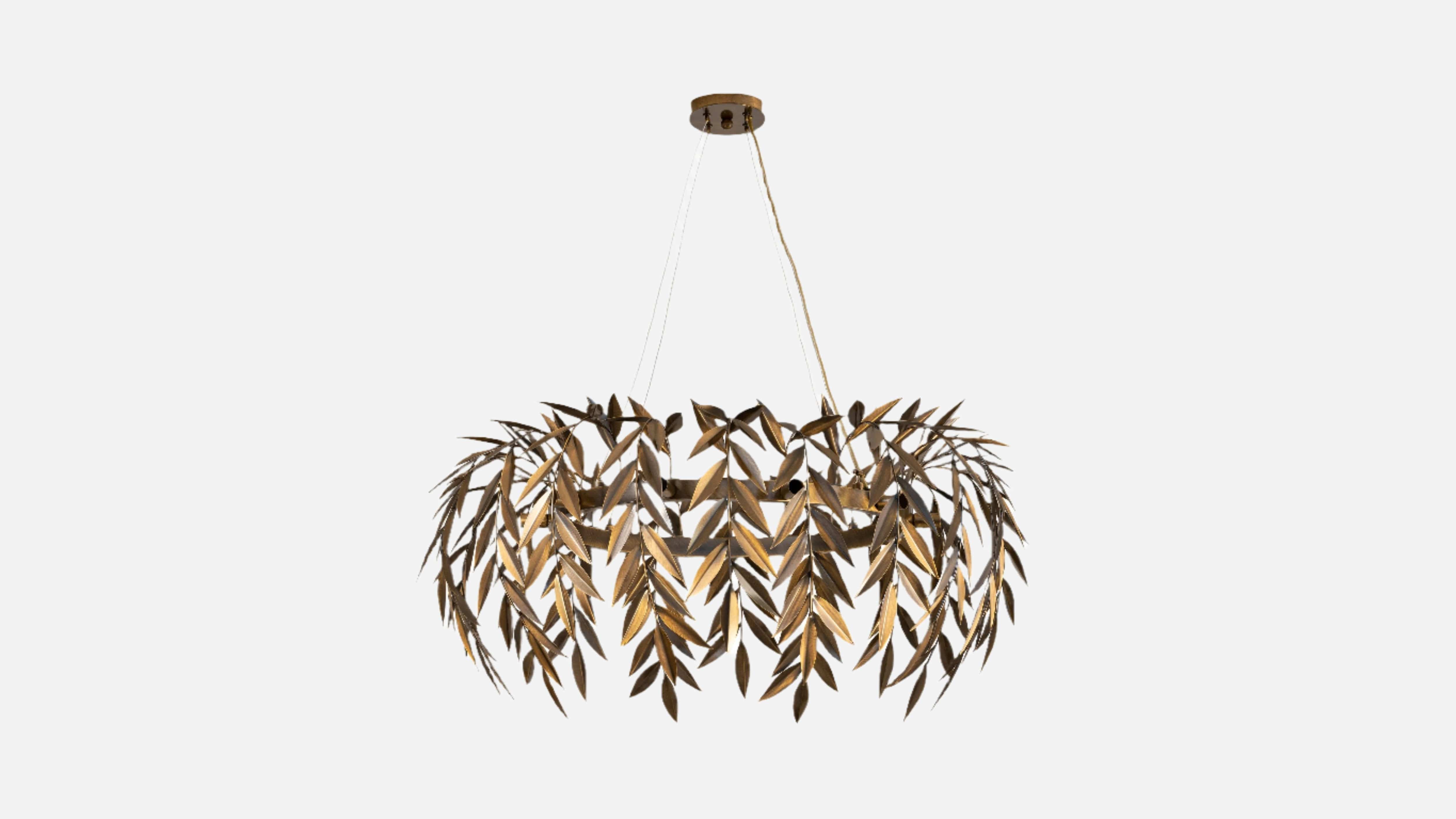 Chandelier Golden Bath / Small - Width of 80 cm AZORES CHANDELIER INSIDHERLAND