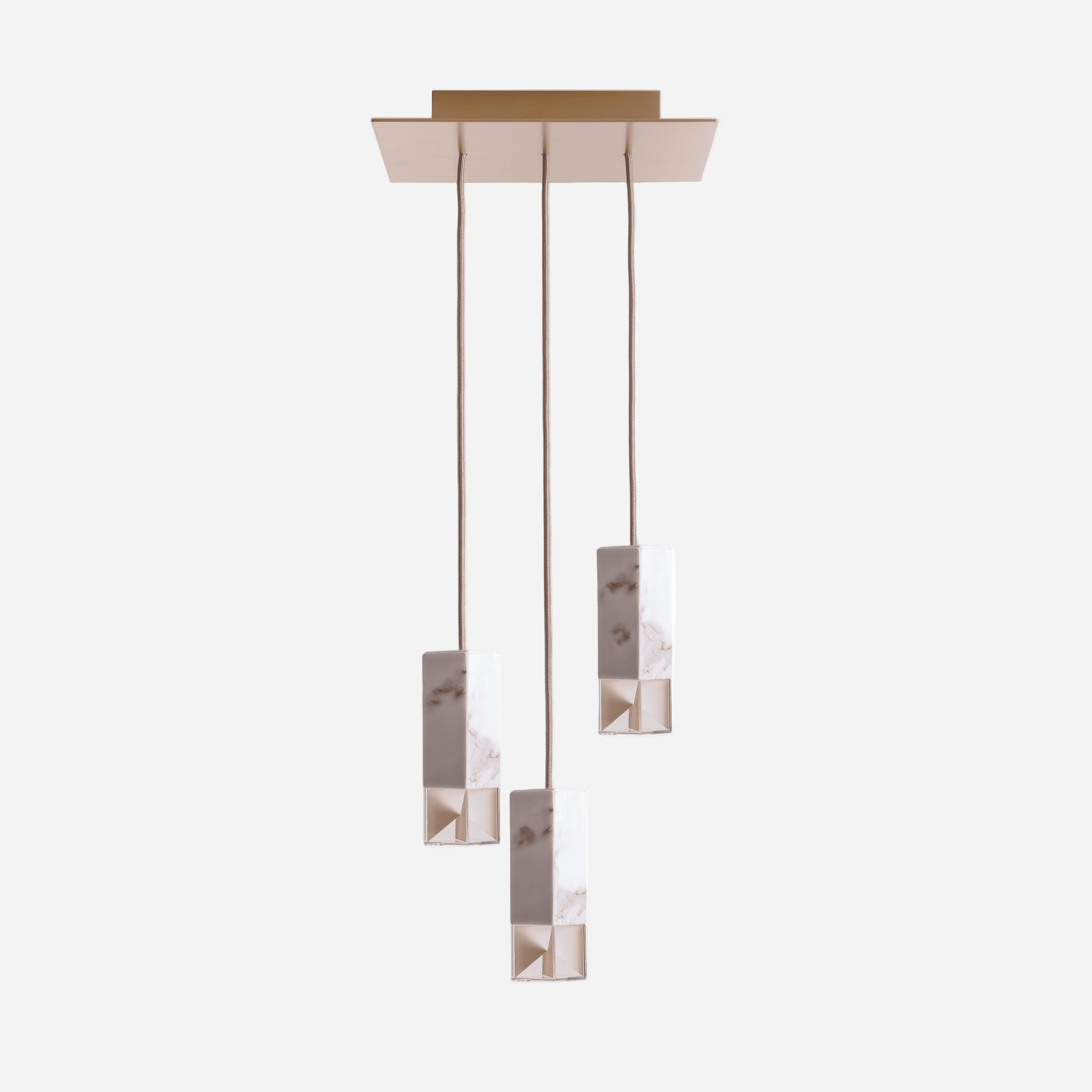 Chandelier LAMP/ ONE TRIO-LIGHT CHANDELIER FORMAMINIMA