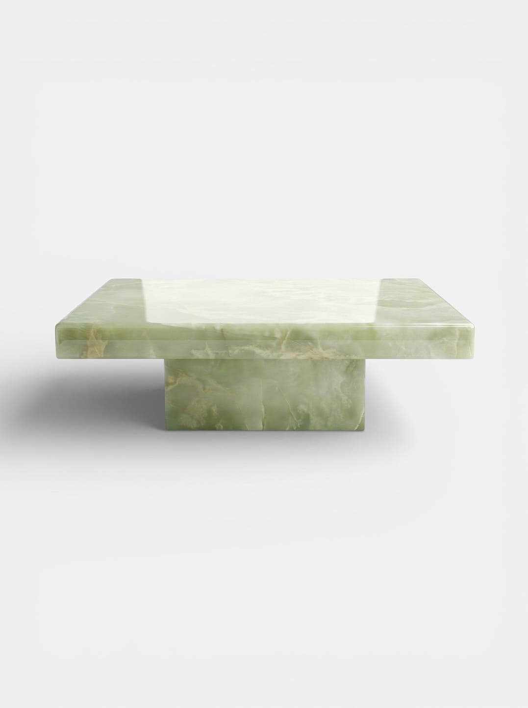 Coffee Table CARA GREEN ONYX MARBERA