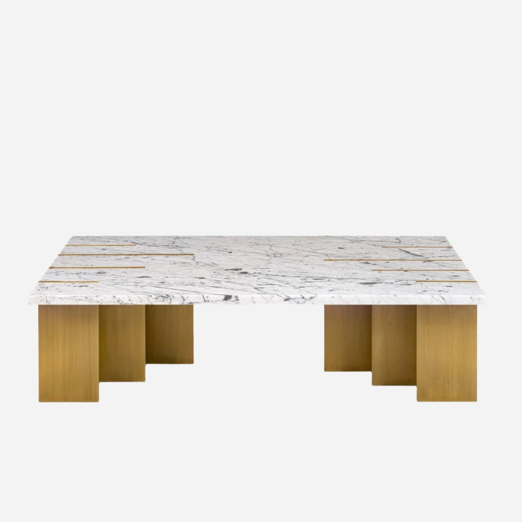 Coffee Table Carrara Marble PIANIST MARBLE COFFEE TABLE INSIDHERLAND