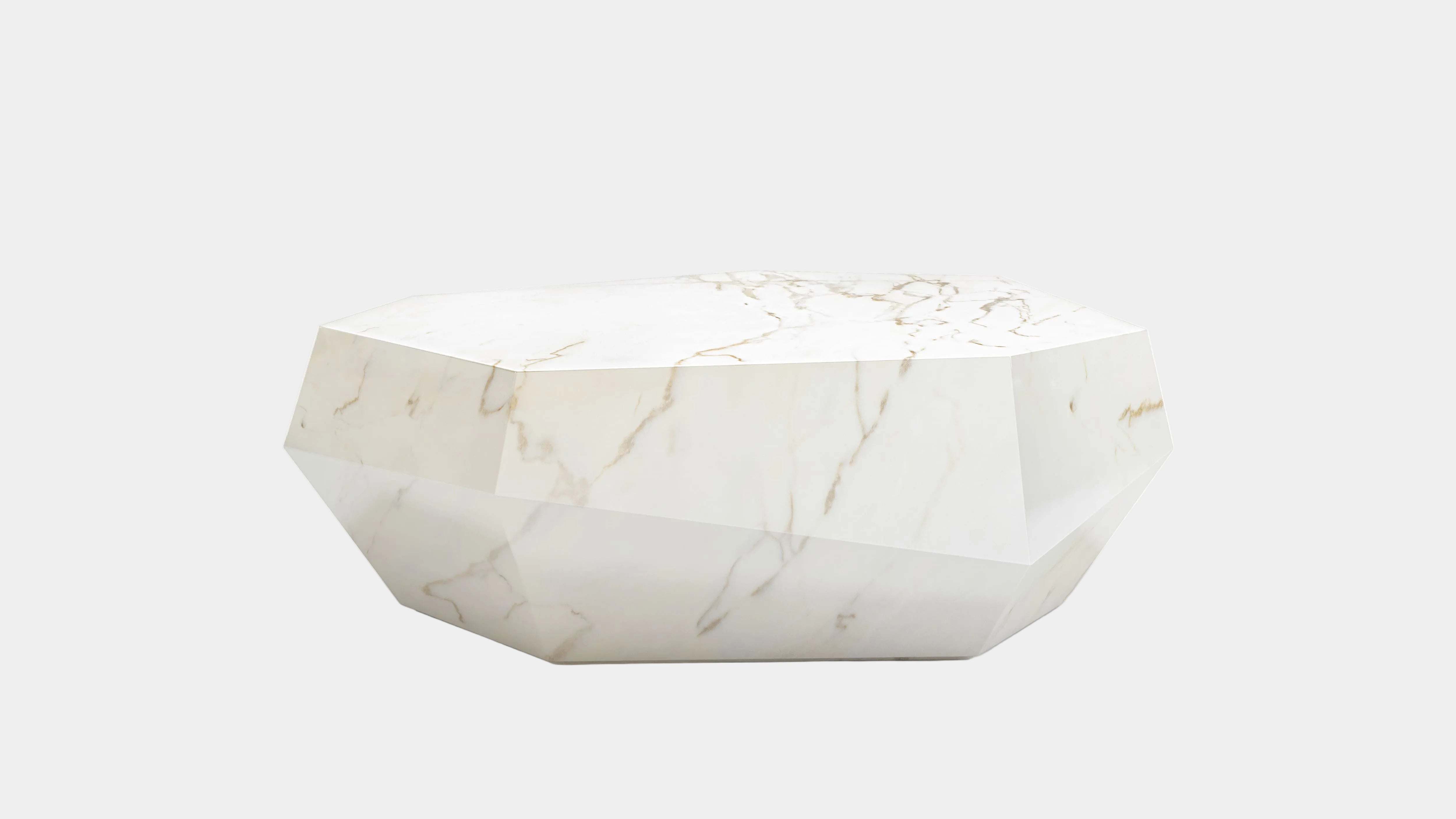 Coffee Table Estremoz Marble THREE ROCKS LOW COFFEE TABLE | MARBLE & STONE INSIDHERLAND
