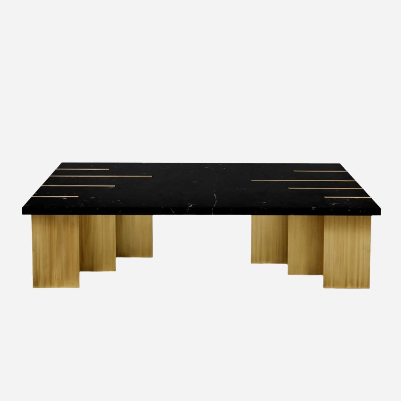 Coffee Table Nero Marquina Marble PIANIST MARBLE COFFEE TABLE INSIDHERLAND