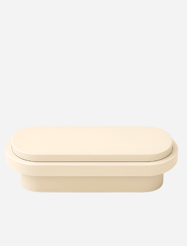 Coffee Table Off-White Lacquered MIRAGE LACQUERED WOOD MARBERA