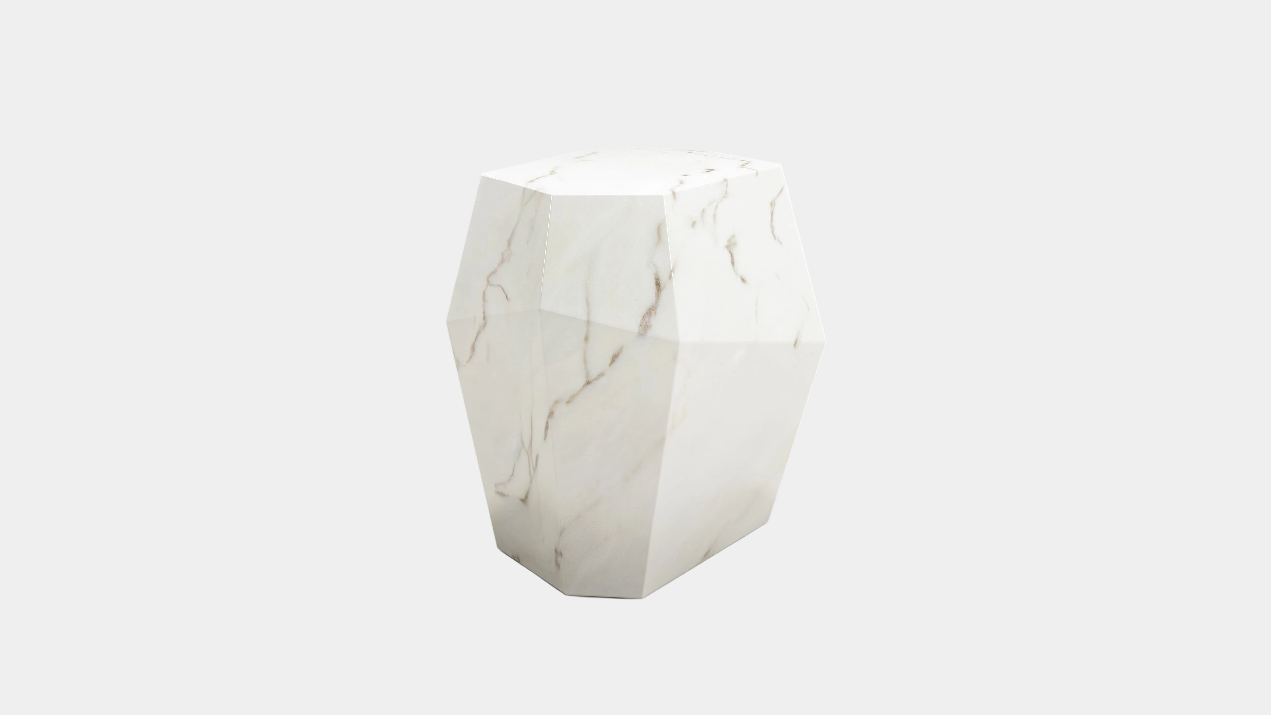 Coffee Table THREE ROCKS HIGH SIDE TABLE | MARBLE & STONE INSIDHERLAND