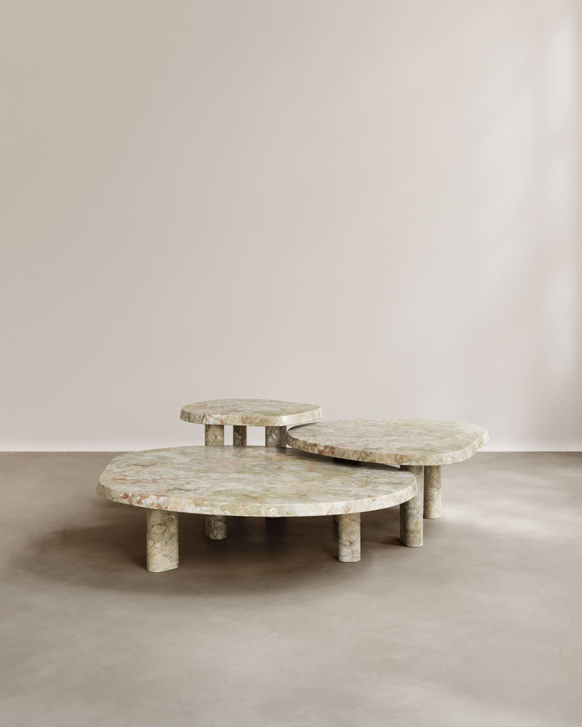 Coffee Table Verde Breccia Marble CONSTANTIN COFFEE TABLE PALOMA EDITIONS