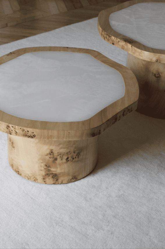 Coffee Table WOODEN JOAN COFFEE TABLE MARBERA