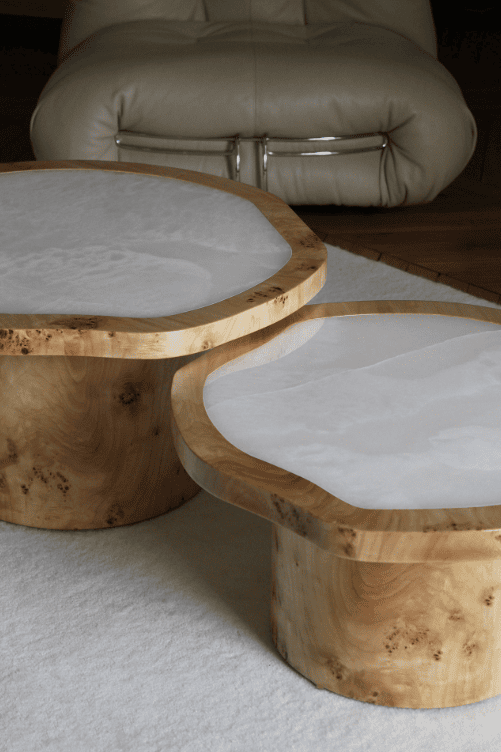 Coffee Table WOODEN JOAN COFFEE TABLE MARBERA