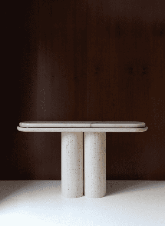 Console IDA TRAVERTINE & ONYX CONSOLE MARBERA