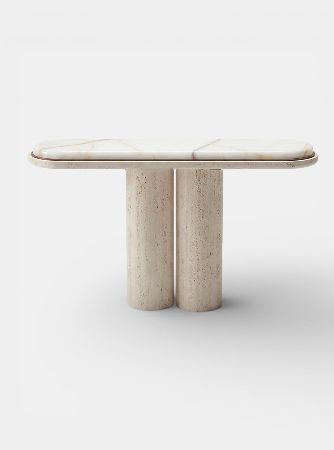 Console IDA TRAVERTINE & SHELL ONYX CONSOLE MARBERA